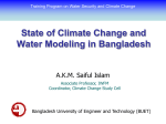 State of Climate Change and Water Modeling in Bangladesh