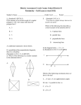 DW Geometry Assessment - Crook County School District #1