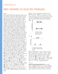 BRIEF ANSWERS TO SELECTED PROBLEMS APPENDIX G