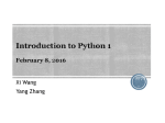 Running Python Program - Yang Zhang