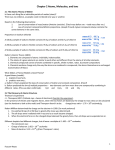 Chapter 2 Atoms, Molecules, and Ions