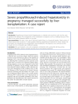 Severe propylthiouracil-induced hepatotoxicity in pregnancy