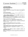 LIFE PROCESSES CLASS 10 QUESTIONS AND ANSWERS