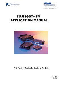 fuji igbt–ipm application manual