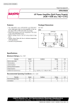 STK4182II AF Power Amplifier (Split Power Supply