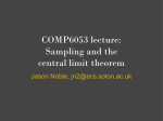 COMP6053 lecture: Sampling and the central limit theorem