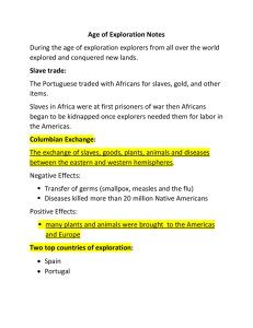 Age of Exploration Notes final