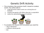 Genetic Drift Activity