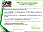 Editable Lecture PPT - Science Prof Online