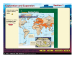 Exploration and Expansion Section 1