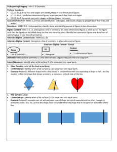 PA Reporting Category: M04.C-G Geometry PA Core Standards: CC