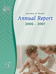 Ministry of Health Annual Report 2006-2007