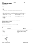 geometry course - GeometryCoach.com