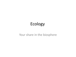 Ecology PowerPoint