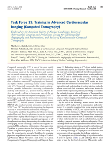 Task Force 13: Training in Advanced Cardiovascular Imaging