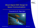 Mixed-Signal ASIC Design for Space Communications - amicsa