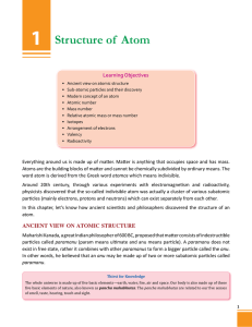 1 Structure of Atom - Viva Online Learning