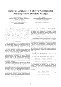 Harmonic Analysis of Static var Compensator