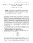 Shielding and Mitigations of the Magnetic Fields Generated by the