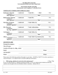 SDSU Environmental Health and Safety Supplemental Questionnaire
