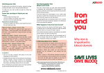 Iron and you - New Zealand Blood Service