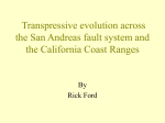 Neogene to present transpressive evolution across the San Andreas