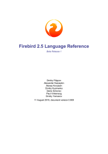 Firebird 2.5 Language Reference BETA