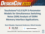 Touchstone®v2.0 SI/PI S-Parameter Models for