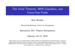 The Virial Theorem, MHD Equilibria, and Force