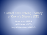 Current and Evolving Therapy of Crohn`s Disease