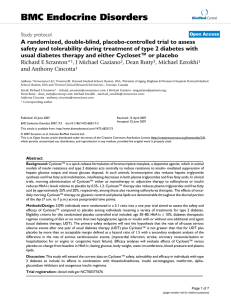 A randomized, double-blind, placebo-controlled trial to assess safety