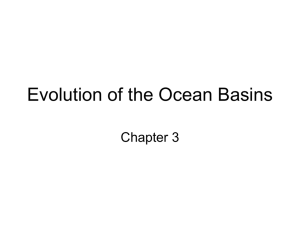 Evolution of the Ocean Basins