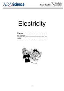 Electricity - School