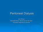 PD Peritonitis - Renal Pharmacy Group