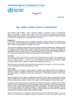 IARC: DIESEL ENGINE EXHAUST CARCINOGENIC