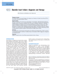 Diastolic heart failure: diagnosis and therapy
