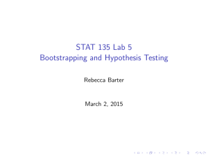STAT 135 Lab 5 Bootstrapping and Hypothesis