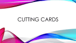 Cutting Cards - Cross