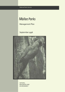 Mallee Parks Management Plan