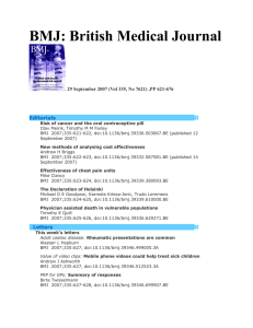 BMJ: British Medical Journal