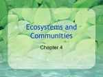 Ecosystems and Communities