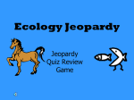 Ecology Jeopardy - Lindbergh Schools