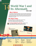 World War I and Its Aftermath, 1914-1920