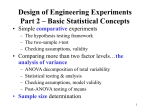 Design of Engineering Experiments Part 2