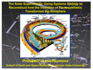 Professor Jason Raymond - School of Earth and Space Exploration