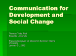 Communication for Development – founding fathers