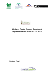 Midland Faster Cancer Treatment Implementation Plan 2012 – 2013