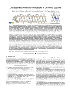 Characterizing Molecular Interactions in Chemical Systems