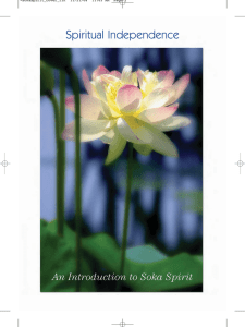 Spiritual Independence - Sgi-Usa