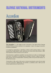 The accordion is a box-shaped musical instrument of the bellows